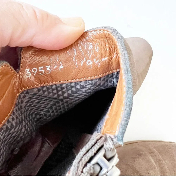 Aquatalia Faria Taupe Suede Ankle Bootie Women’s Size 8.5 Italy‎ Weatherproof - Picture 11 of 14